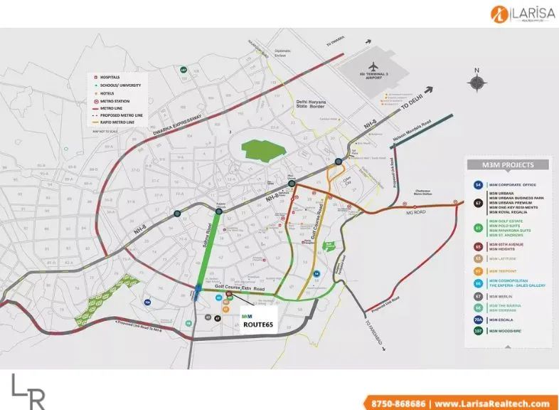 Elan The Mark Location map