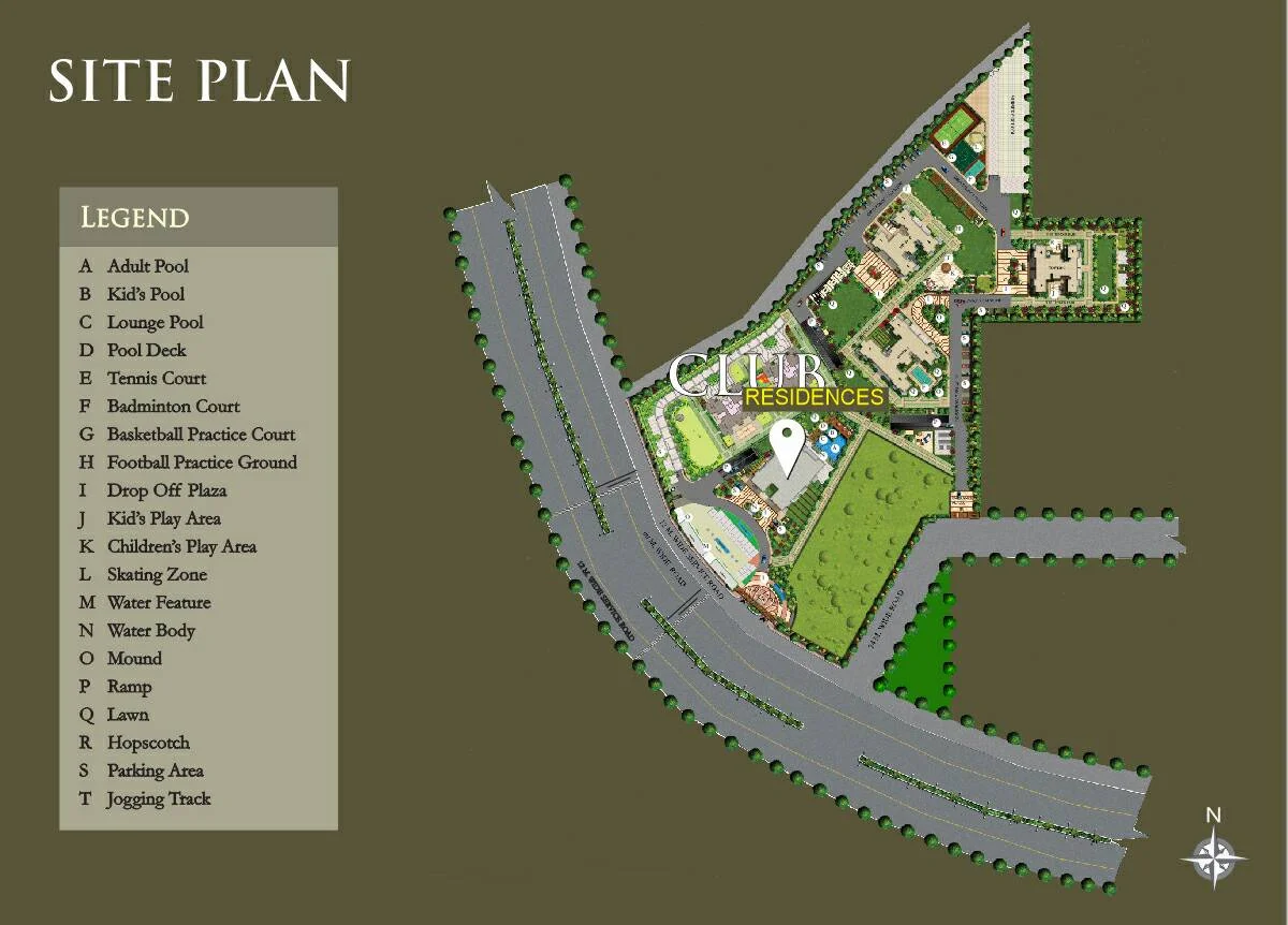 True Habitat Luxe Residency 112 Location Map