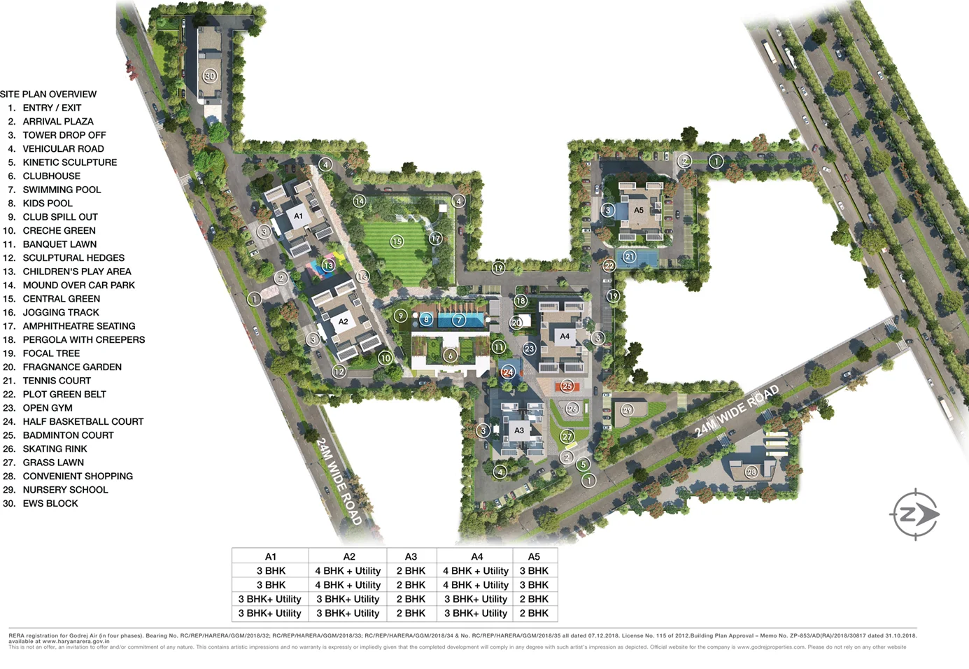 True Habitat Luxe Residency 112 Location Map