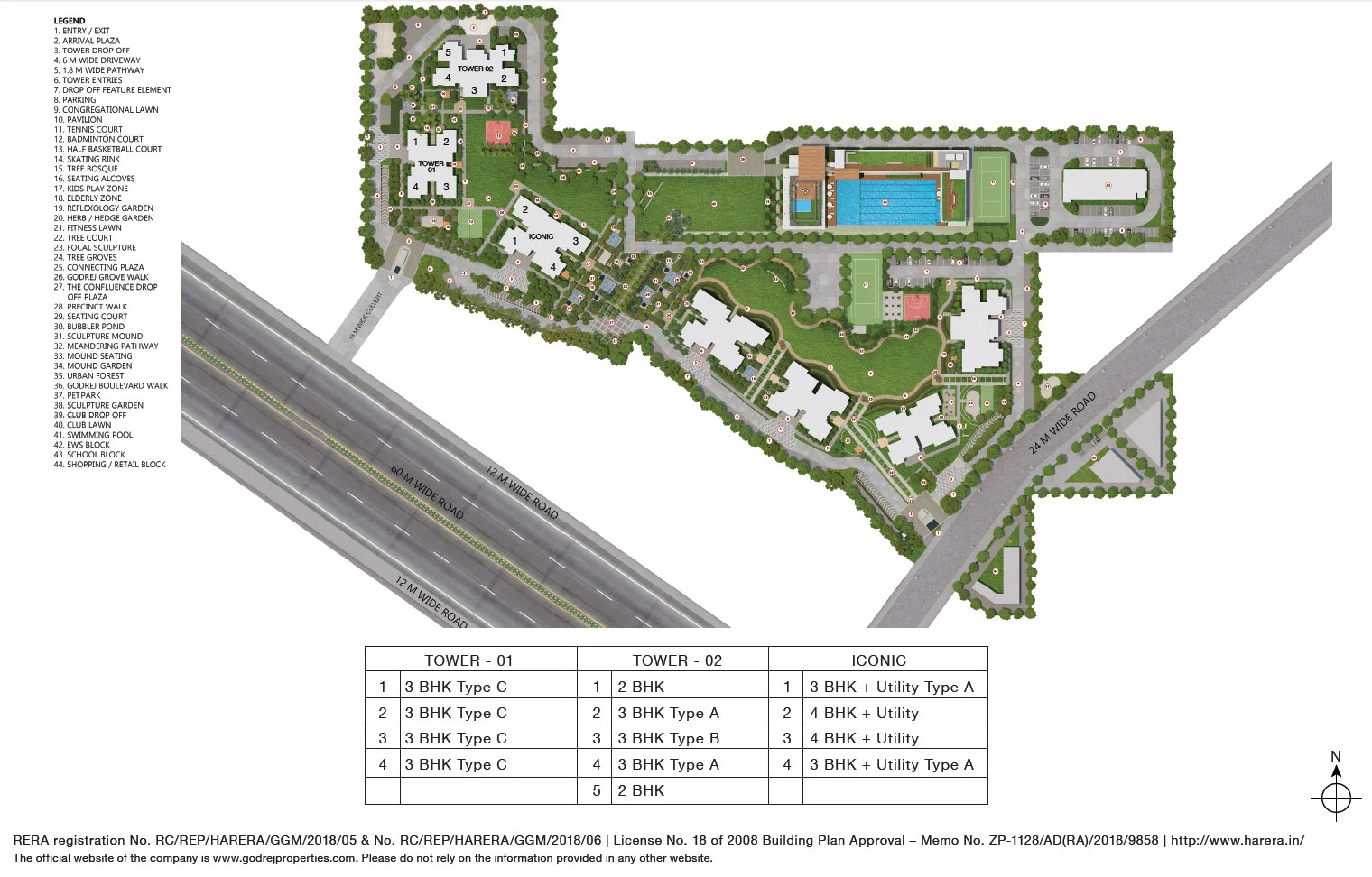 True Habitat Luxe Residency 112 Location Map
