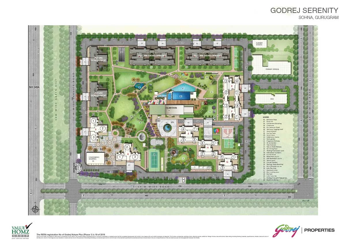 True Habitat Luxe Residency 112 Location Map