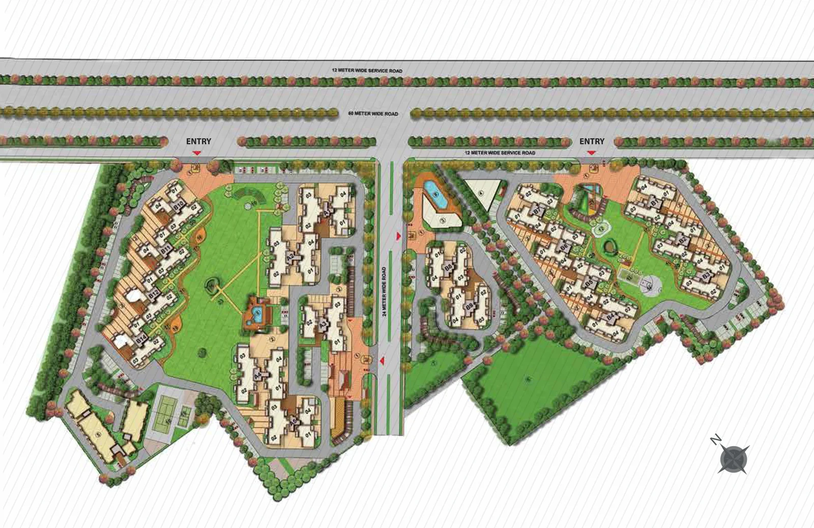 Paras Quartier Site Plan