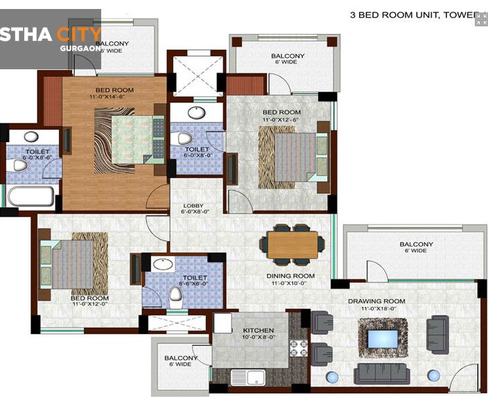 Ramprastha The Edge Towers Floor Plan