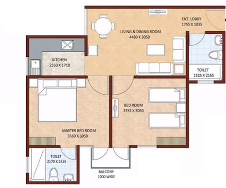Shree Vardhman Mantra Floor Plan