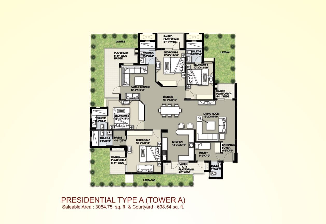 Raheja Atharva Sample Floor Plan