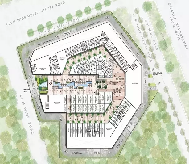 Elan Miracle Site Plan