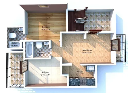 Floor Plan of Ansal Sushant Lok I