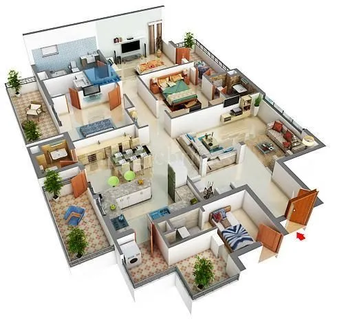Raheja Atlantis Floor Plan