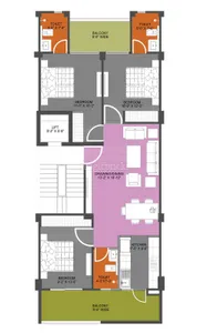 M2K Golden Villas Floor Plan