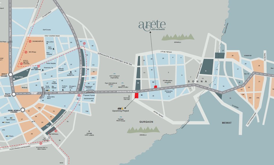 ILD Arete Location Map