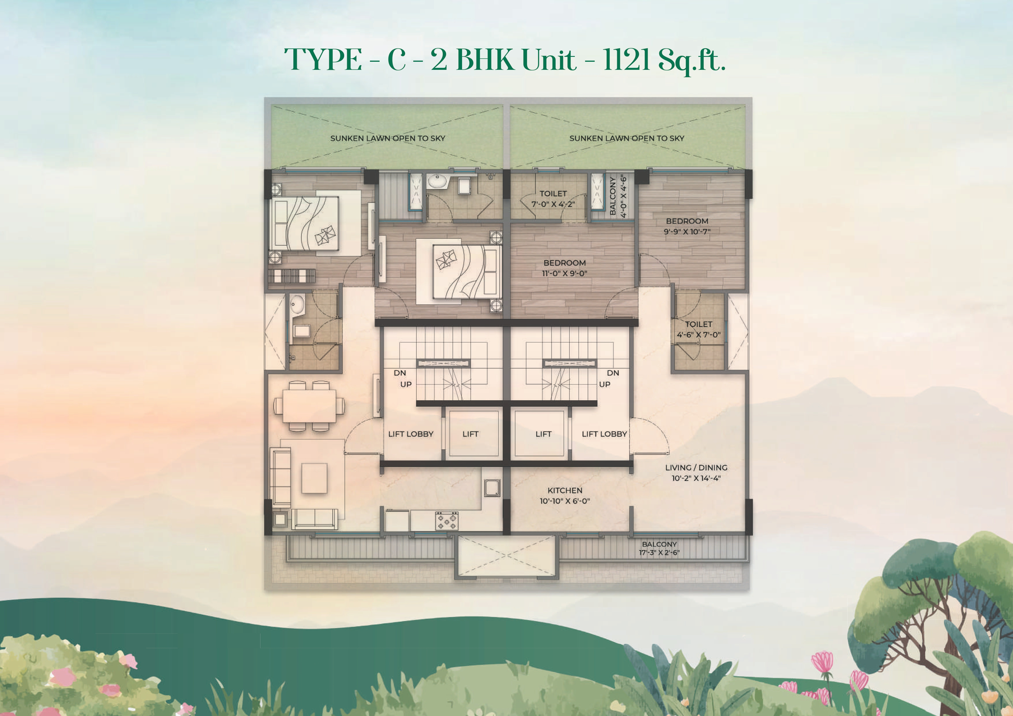 Paras Florett Floor Plan