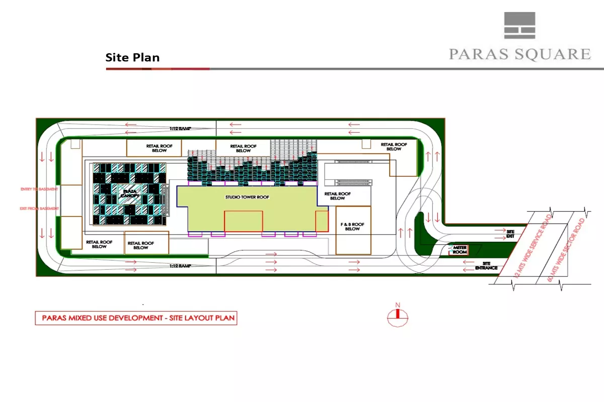 Paras Square Site Plan
