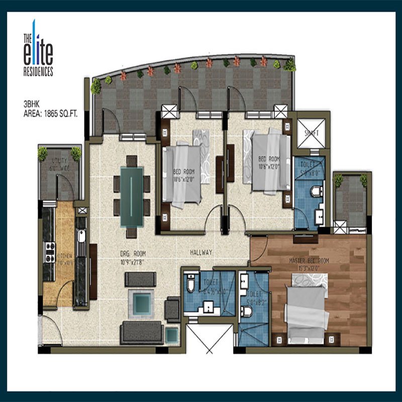Pareena The Elite Residences Floor Plan