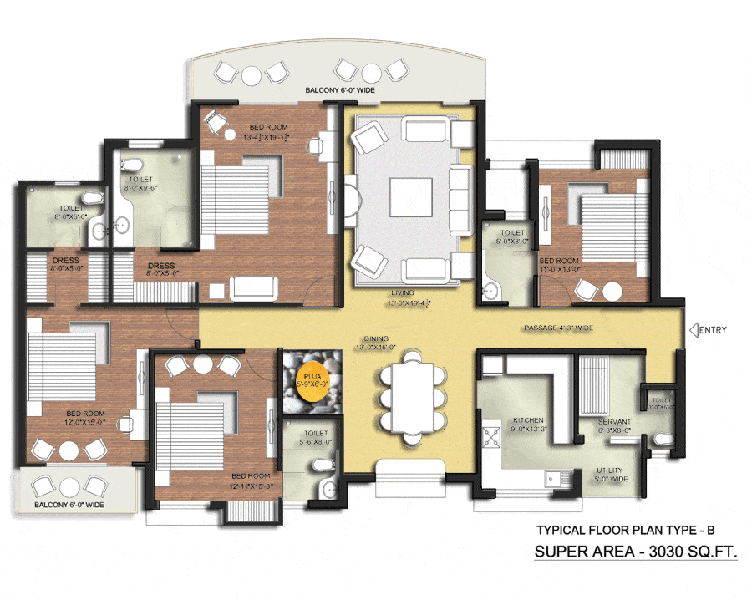 Tulip Ace Floor Plan