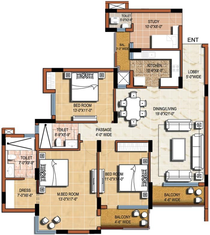 CGHS Parth Floor Plan