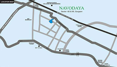 Raheja Navodaya Location Map