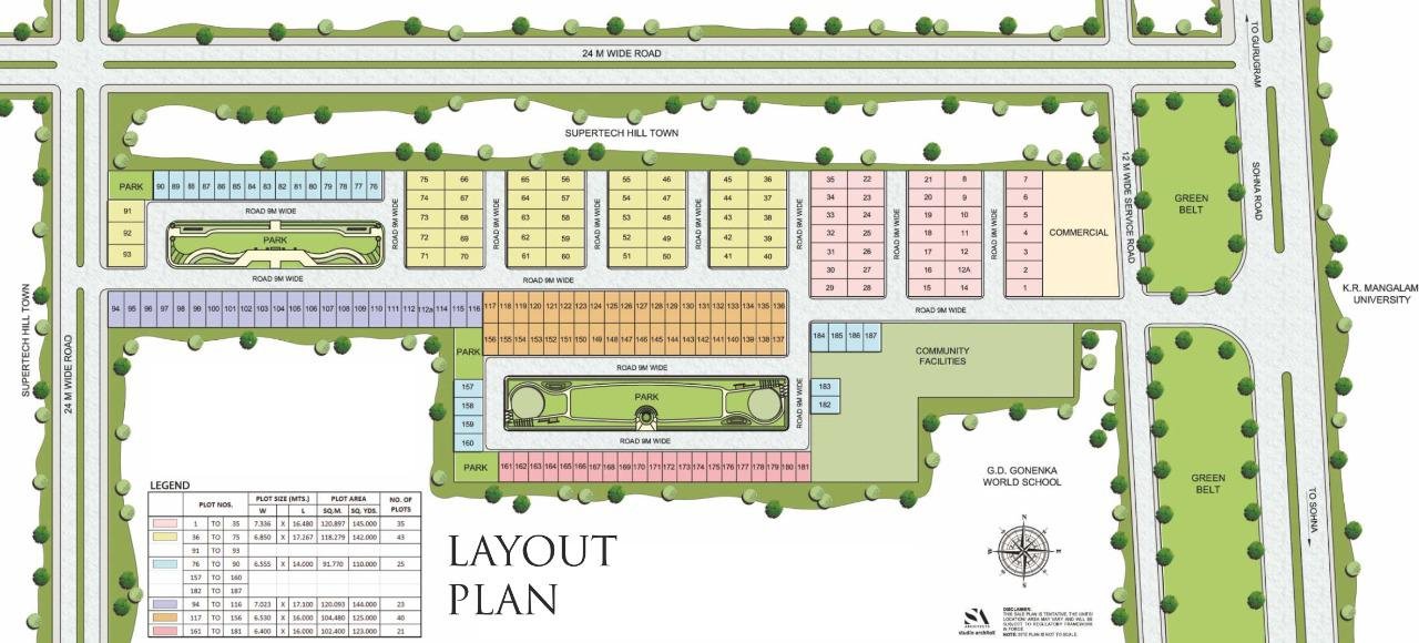 Shree Vardhman City Site Plan