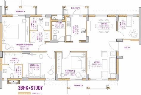 Vatika The Seven Lamps Floor Plan